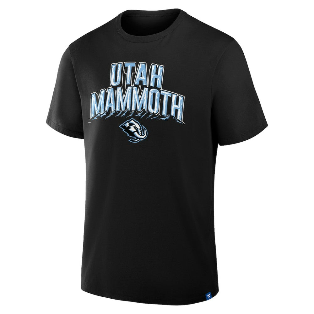 NHL Utah Mammoth Profile Male Adult Big & Tall Short Sleeve T-Shirt - Black