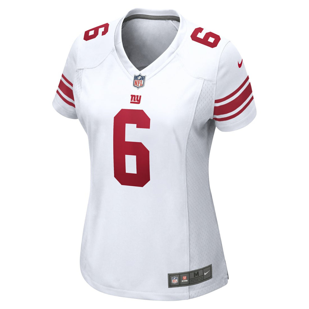 Jaxson Dart New York Giants Women's Game Jersey White