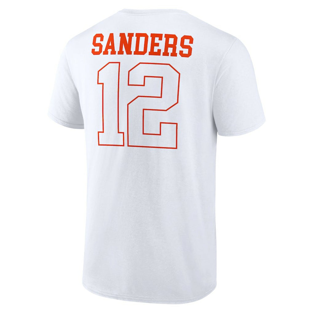 Shedeur Sanders Cleveland Browns Outline Player T-Shirt White