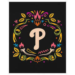 Philadelphia Phillies New Era Women's Día de los Muertos V-Neck T-Shirt - Black T-shirts