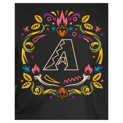 Arizona Diamondbacks New Era Youth Día de los Muertos T-Shirt - Black T-shirts