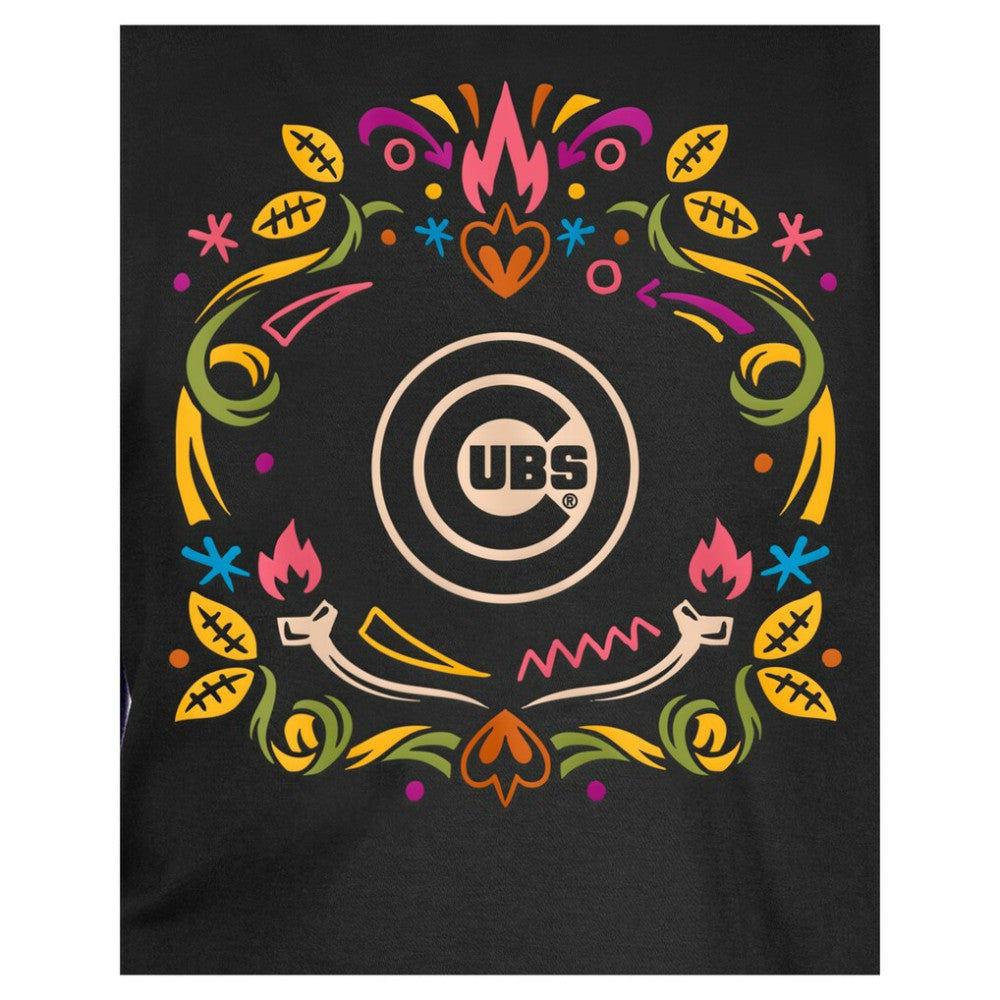 Chicago Cubs New Era Youth Día de los Muertos T-Shirt - Black T-shirts