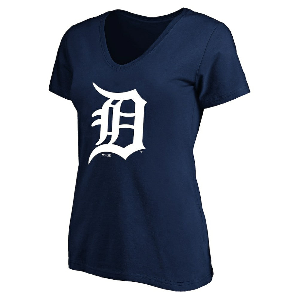 Tarik Skubal Detroit Tigers Profile Women's Plus Size Name & Number V-Neck T-Shirt - Navy T-shirts