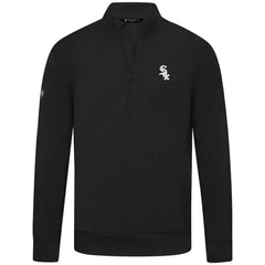 Chicago White Sox Levelwear Upright Insignia Tri-Blend Quarter-Zip Pullover - Black Pullover