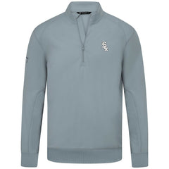 Chicago White Sox Levelwear Upright Insignia Tri-Blend Quarter-Zip Pullover - Gray Pullover