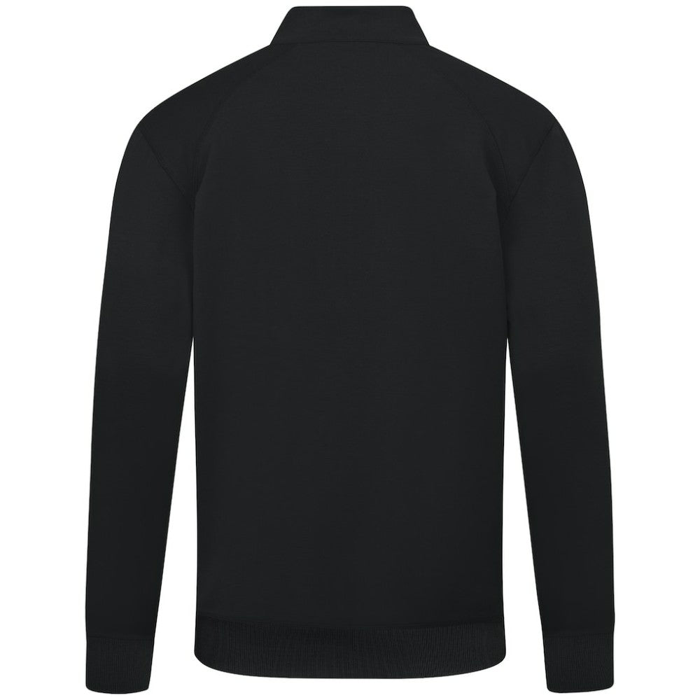 Philadelphia Phillies Levelwear Upright Insignia Tri-Blend Quarter-Zip Pullover - Black Pullover