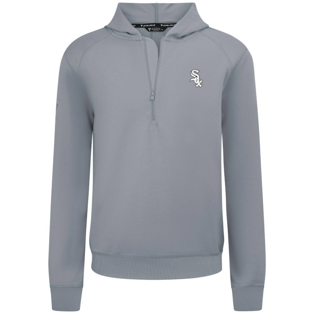 Chicago White Sox Levelwear Technic Insignia Quarter-Zip Hoodie - Gray Hoodies