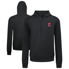 Cleveland Guardians Levelwear Technic Insignia Quarter-Zip Hoodie - Black Hoodies