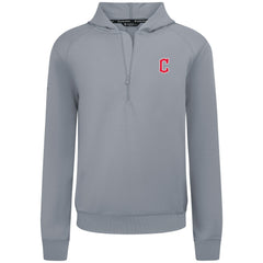 Cleveland Guardians Levelwear Technic Insignia Quarter-Zip Hoodie - Gray Hoodies