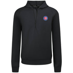 Chicago Cubs Levelwear Technic Insignia Quarter-Zip Hoodie - Black Hoodies