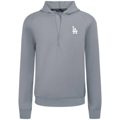 Los Angeles Dodgers Levelwear Technic Insignia Quarter-Zip Hoodie - Gray Hoodies