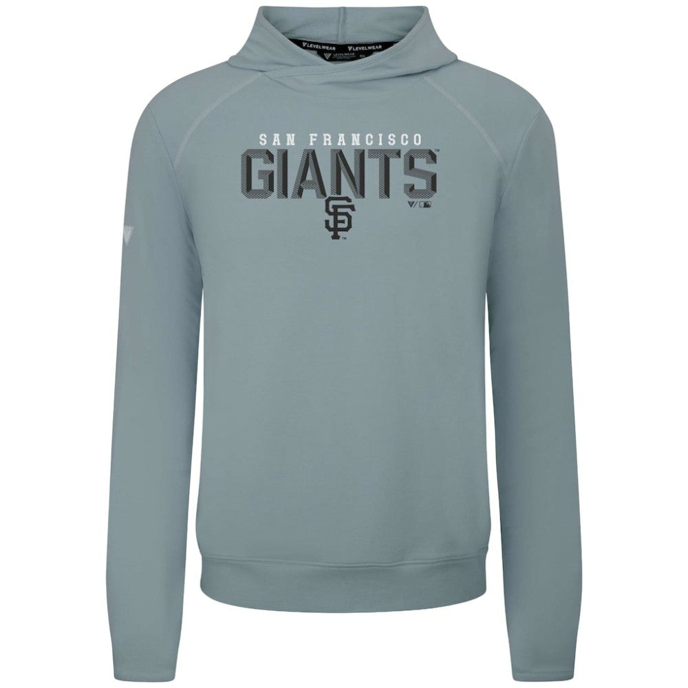 San Francisco Giants Levelwear Mandate Carve Tri-Blend Hoodie - Gray Hoodies