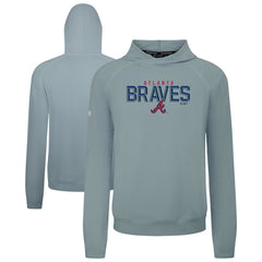 Atlanta Braves Levelwear Mandate Carve Tri-Blend Hoodie - Gray Hoodies