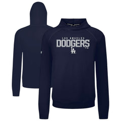 Los Angeles Dodgers Levelwear Mandate Carve Tri-Blend Hoodie - Navy Hoodies
