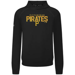Pittsburgh Pirates Levelwear Mandate Carve Tri-Blend Hoodie - Black Hoodies