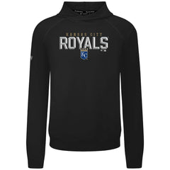 Kansas City Royals Levelwear Mandate Carve Tri-Blend Hoodie - Black Hoodies