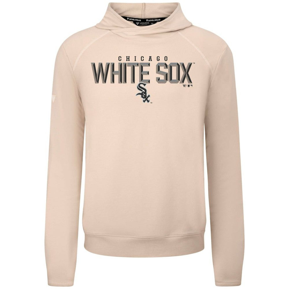 Chicago White Sox Levelwear Mandate Carve Tri-Blend Hoodie - Khaki Hoodies