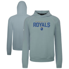 Kansas City Royals Levelwear Mandate Carve Tri-Blend Hoodie - Gray Hoodies