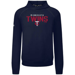Minnesota Twins Levelwear Mandate Carve Tri-Blend Hoodie - Navy Hoodies