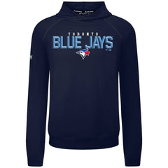 Toronto Blue Jays Levelwear Mandate Carve Tri-Blend Hoodie - Navy Hoodies