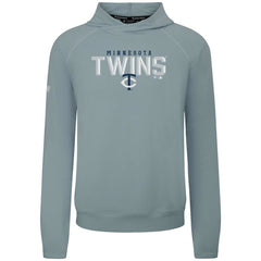 Minnesota Twins Levelwear Mandate Carve Tri-Blend Hoodie - Gray Hoodies
