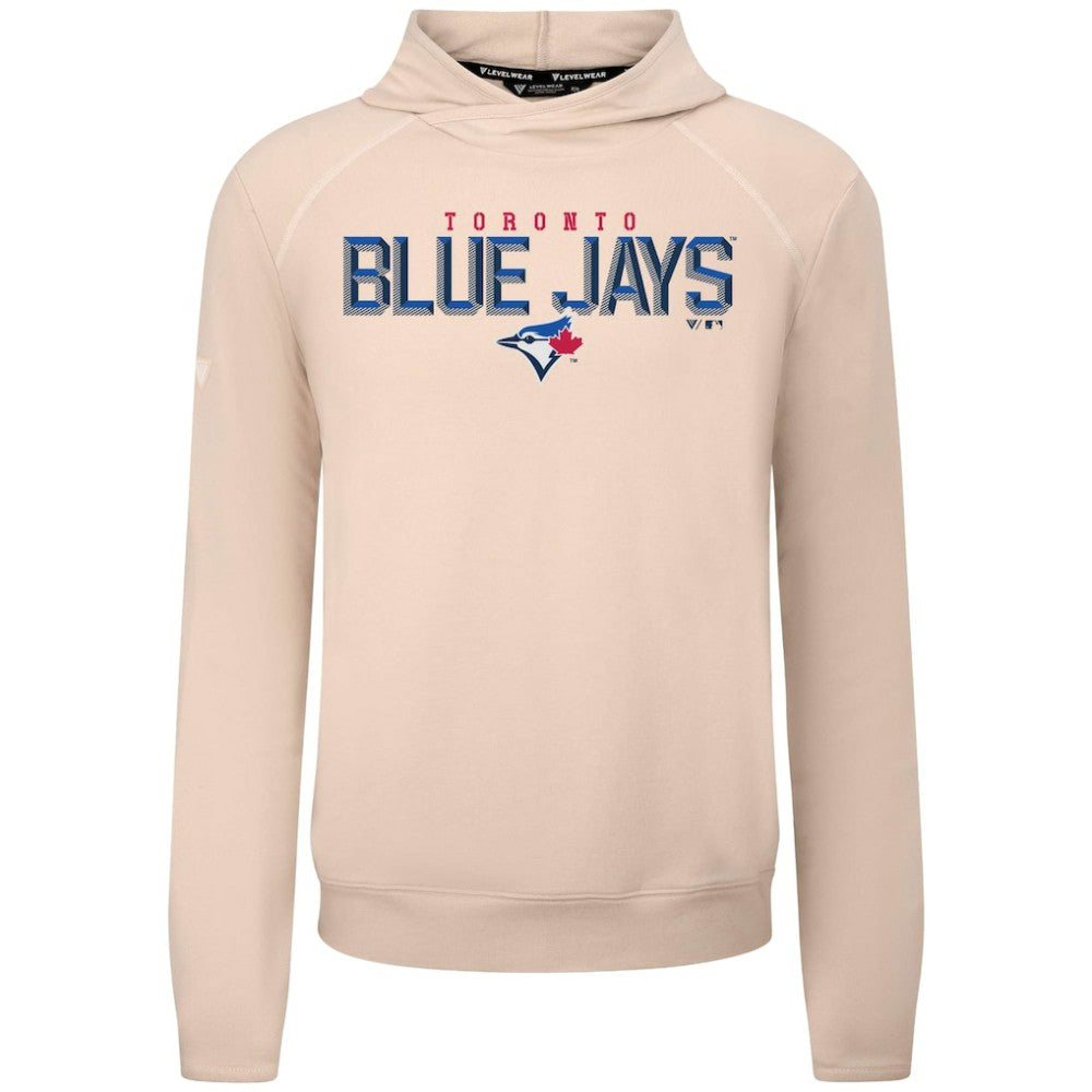Toronto Blue Jays Levelwear Mandate Carve Tri-Blend Hoodie - Khaki Hoodies