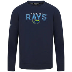 Tampa Bay Rays Levelwear Mandate Carve Tri-Blend Sweatshirt - Navy Sweatshirts