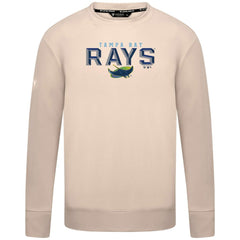 Tampa Bay Rays Levelwear Mandate Carve Tri-Blend Sweatshirt - Khaki Sweatshirts