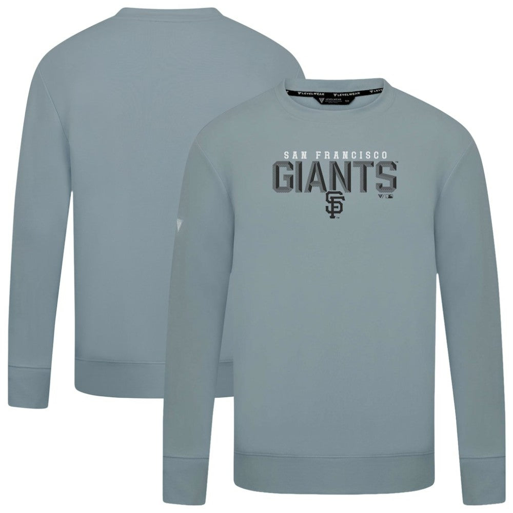 San Francisco Giants Levelwear Mandate Carve Tri-Blend Sweatshirt - Gray Sweatshirts