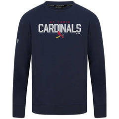St. Louis Cardinals Levelwear Mandate Carve Tri-Blend Sweatshirt - Navy Sweatshirts