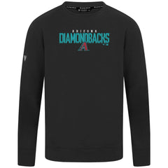 Arizona Diamondbacks Levelwear Mandate Carve Tri-Blend Sweatshirt - Black Sweatshirts