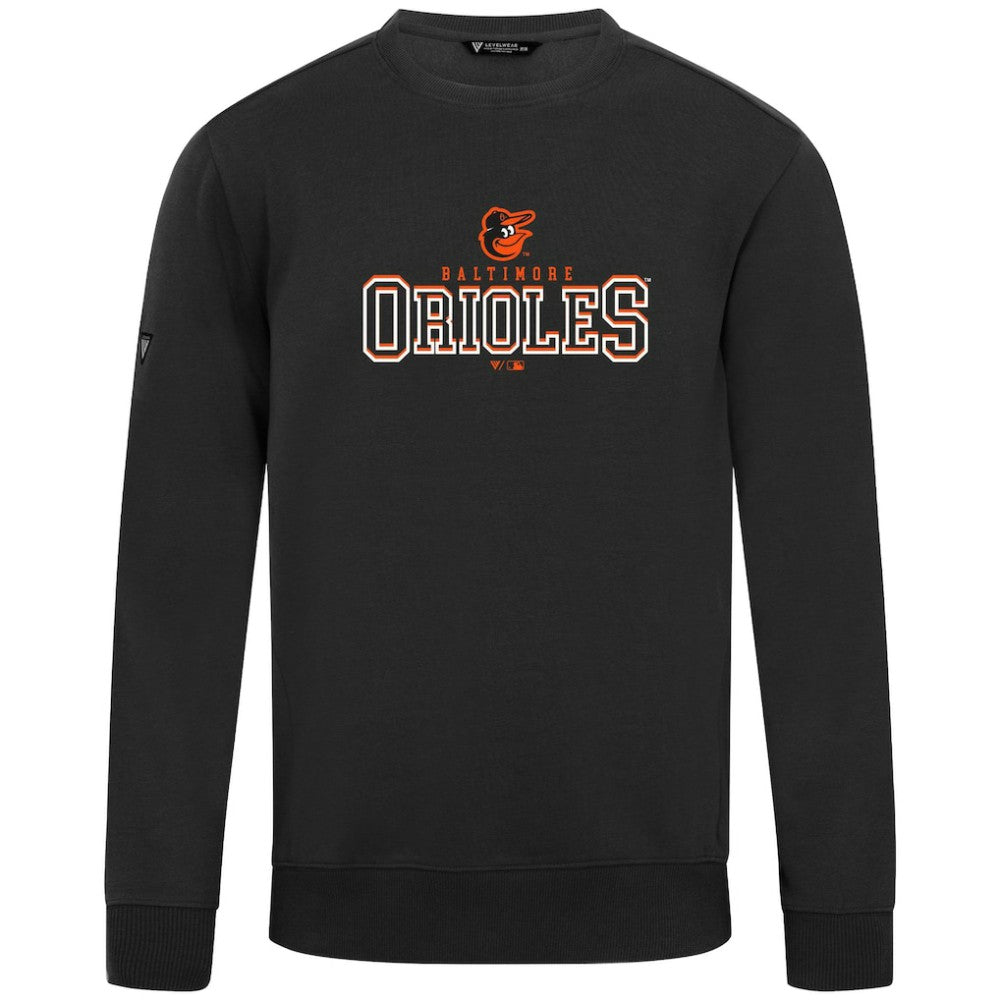 Baltimore Orioles Levelwear Zane Journey Sweatshirt - Black Sweatshirts