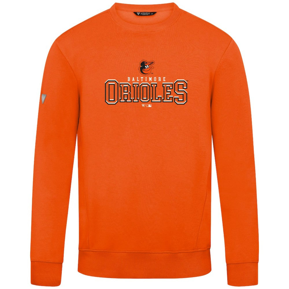 Baltimore Orioles Levelwear Zane Journey Sweatshirt - Orange Sweatshirts