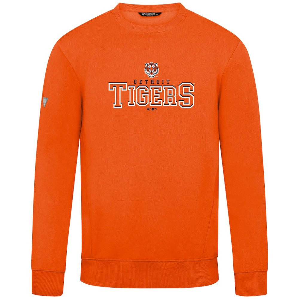 Detroit Tigers Levelwear Zane Journey Sweatshirt - Orange Sweatshirts