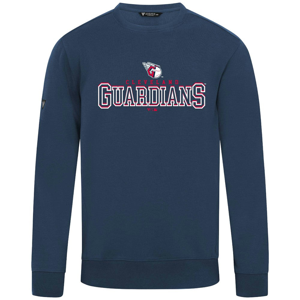 Cleveland Guardians Levelwear Zane Journey Sweatshirt - Navy Sweatshirts