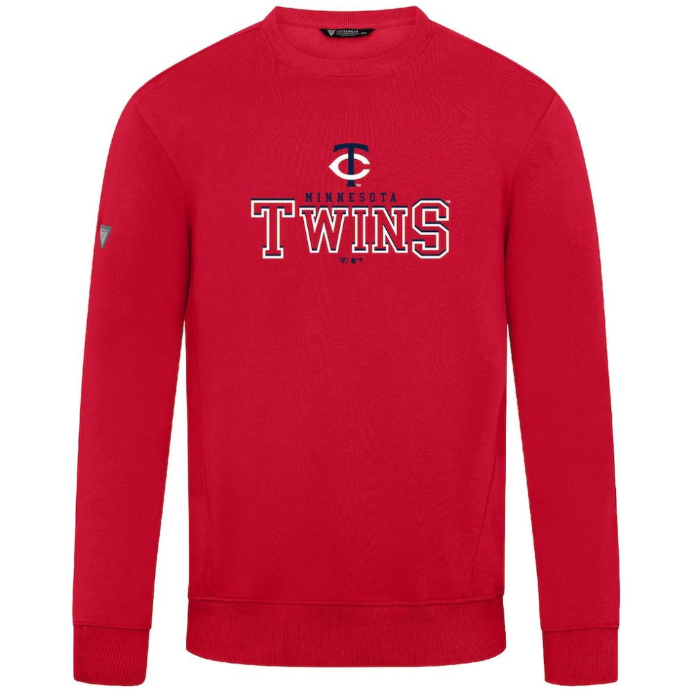 Minnesota Twins Levelwear Zane Journey Sweatshirt - Red Sweatshirts