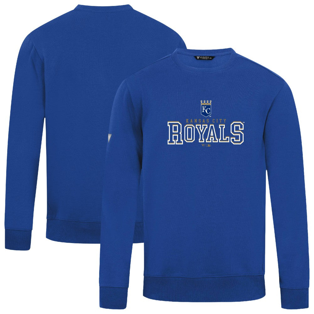 Kansas City Royals Levelwear Zane Journey Sweatshirt - Royal Sweatshirts