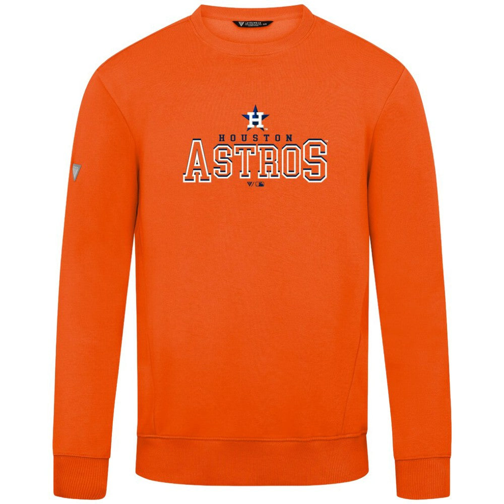Houston Astros Levelwear Zane Journey Sweatshirt - Orange Sweatshirts