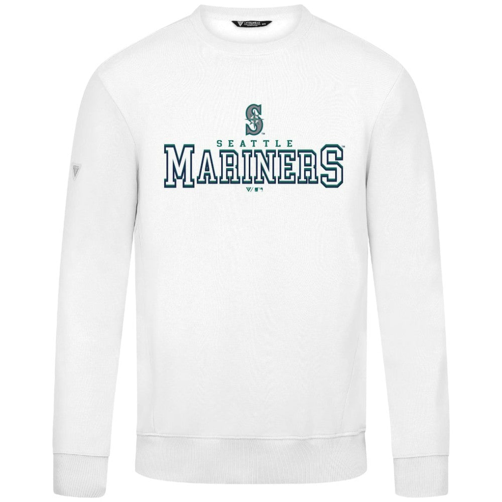 Seattle Mariners Levelwear Zane Journey Sweatshirt - White Sweatshirts