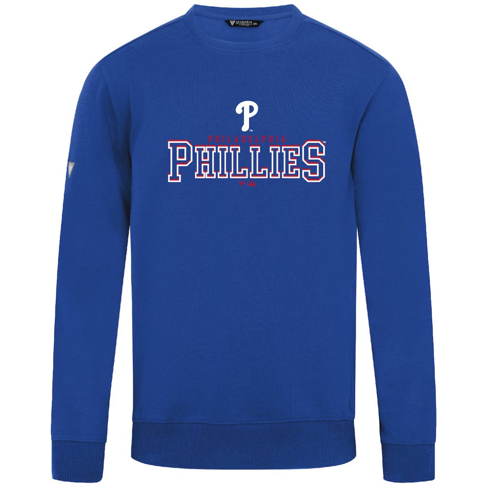 Philadelphia Phillies Levelwear Zane Journey Sweatshirt - Royal Sweatshirts