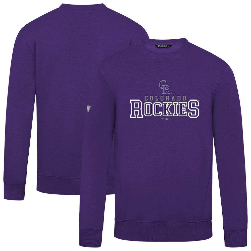 Colorado Rockies Levelwear Zane Journey Sweatshirt - Purple Sweatshirts