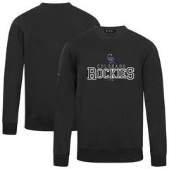 Colorado Rockies Levelwear Zane Journey Sweatshirt - Black Sweatshirts