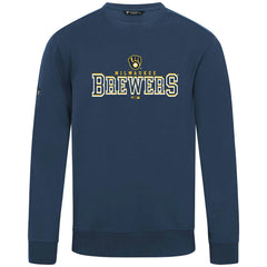Milwaukee Brewers Levelwear Zane Journey Sweatshirt - Navy Sweatshirts