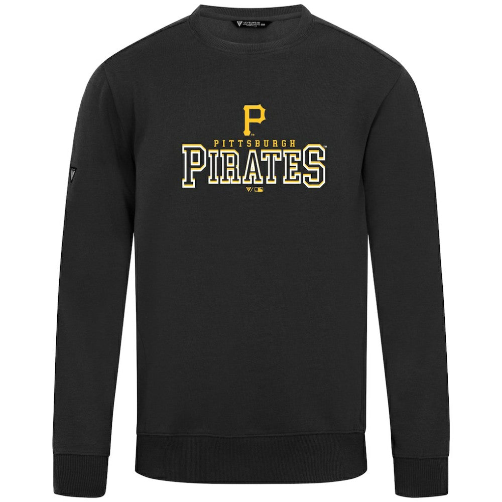 Pittsburgh Pirates Levelwear Zane Journey Sweatshirt - Black Sweatshirts