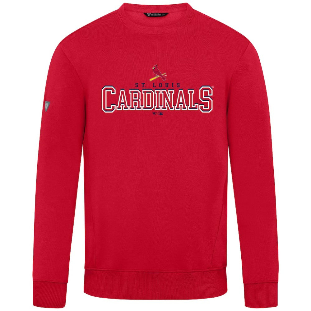 St. Louis Cardinals Levelwear Zane Journey Sweatshirt - Red Sweatshirts