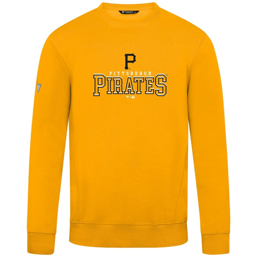 Pittsburgh Pirates Levelwear Zane Journey Sweatshirt - Gold Sweatshirts