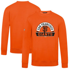 San Francisco Giants Levelwear Zane Banner Arch Sweatshirt - Orange Sweatshirts