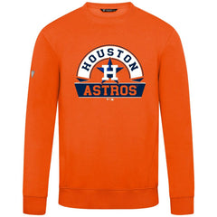 Houston Astros Levelwear Zane Banner Arch Sweatshirt - Orange Sweatshirts