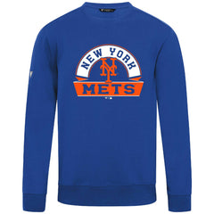 New York Mets Levelwear Zane Banner Arch Sweatshirt - Royal Sweatshirts