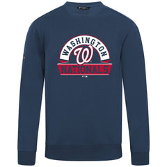 Washington Nationals Levelwear Zane Banner Arch Sweatshirt - Navy Sweatshirts